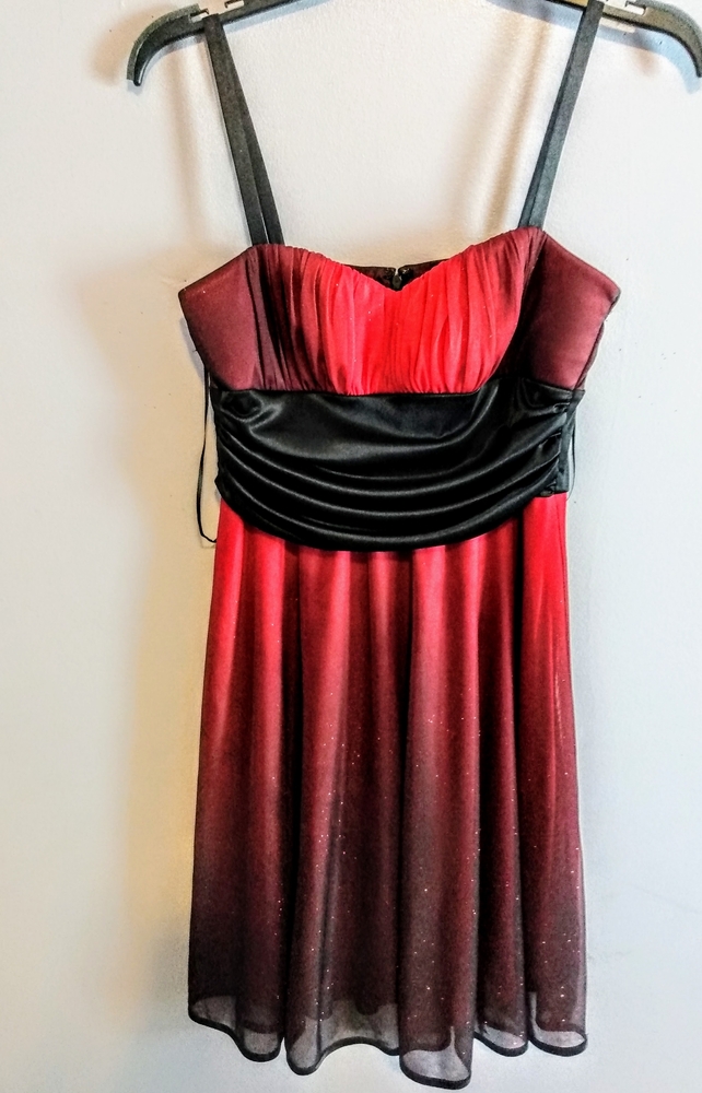 Dress Barn Petite collection red hombre 6
